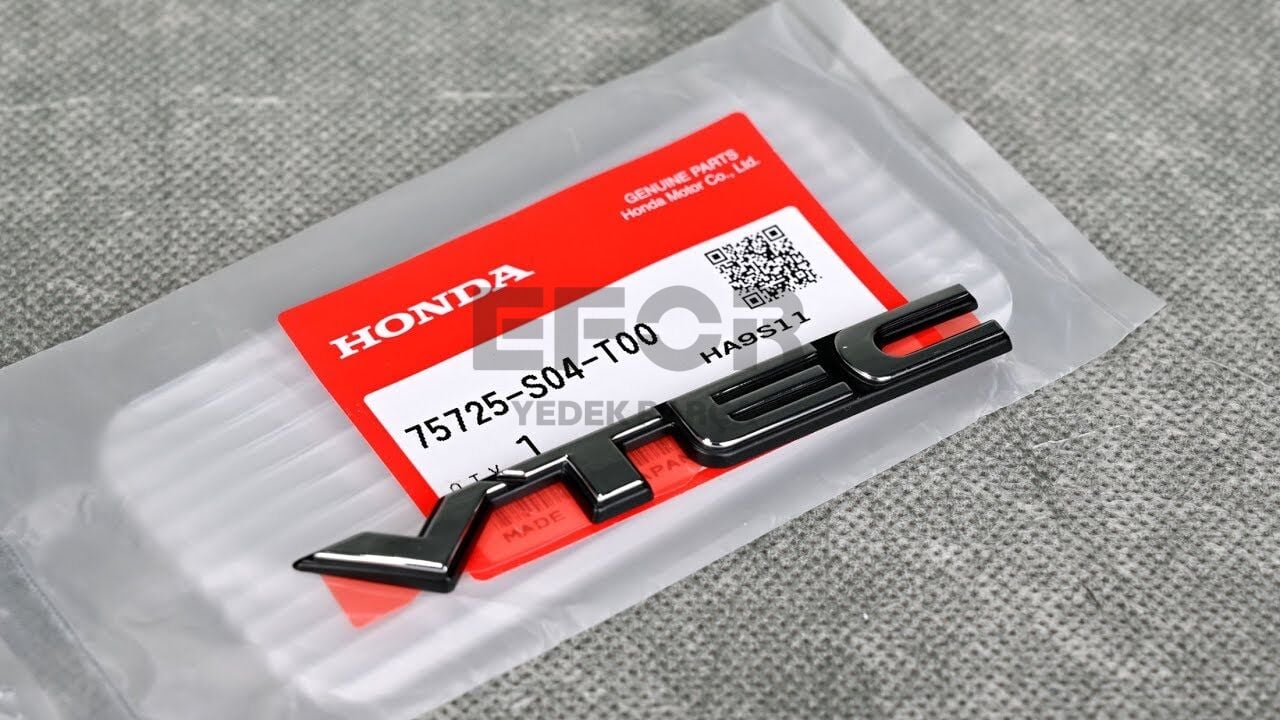 HONDA CIVIC VTEC BAGAJ AMBLEM 2001-2005 75725-S04-T00-ORJ
