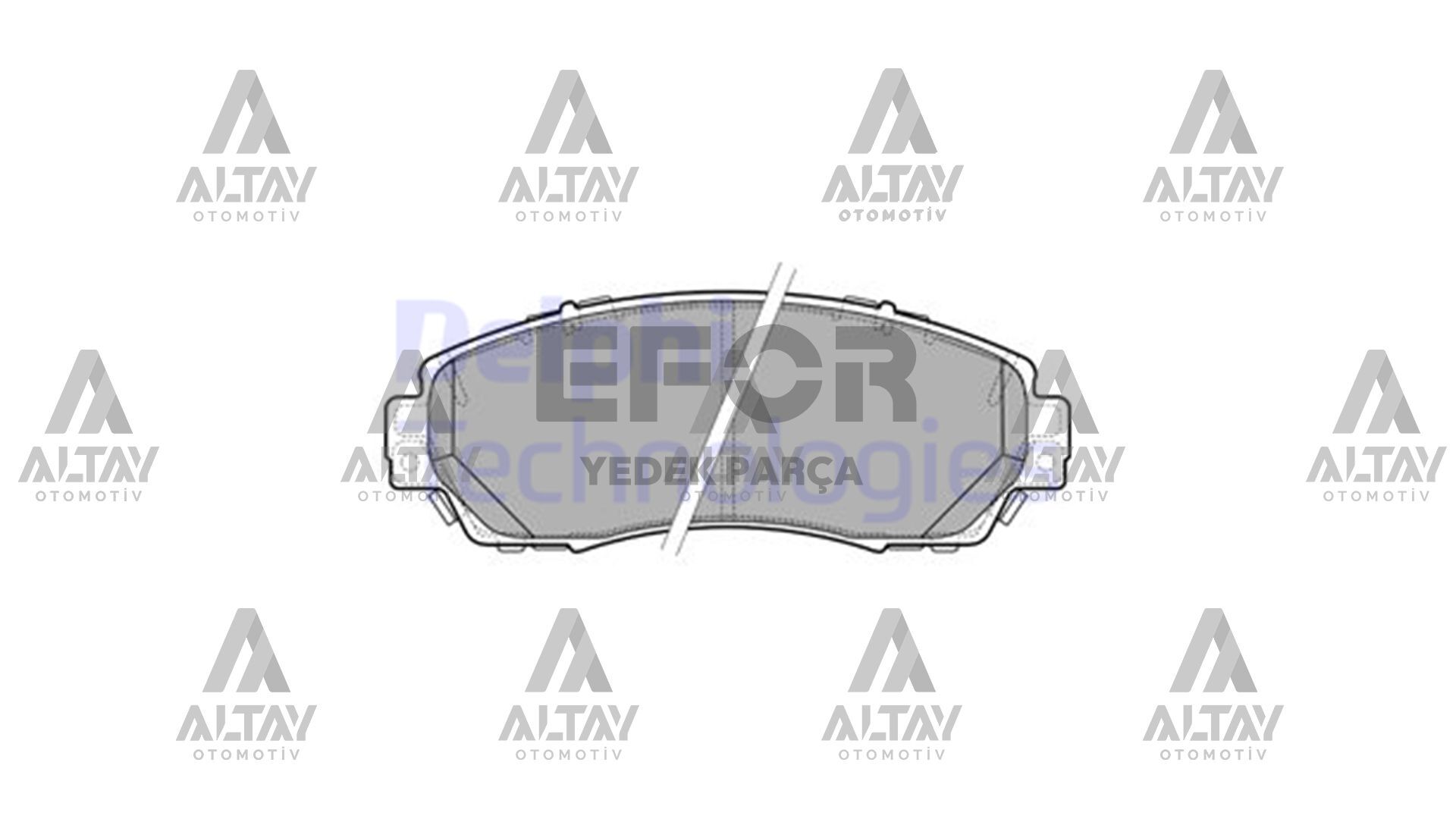 HONDA CRV ÖN FREN BALATA YAY DELİKLİ  2007-2012 45022-T1G-G00-DEL