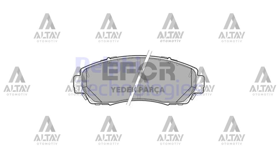 HONDA CRV ÖN FREN BALATA YAY DELİKLİ  2007-2012 45022-T1G-G00-DEL