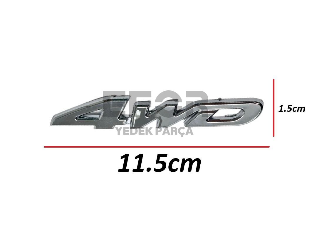 TOYOTA RAV4  BAGAJ 4WD AMBLEMİ 2019-2024 75444-21220-ORJ