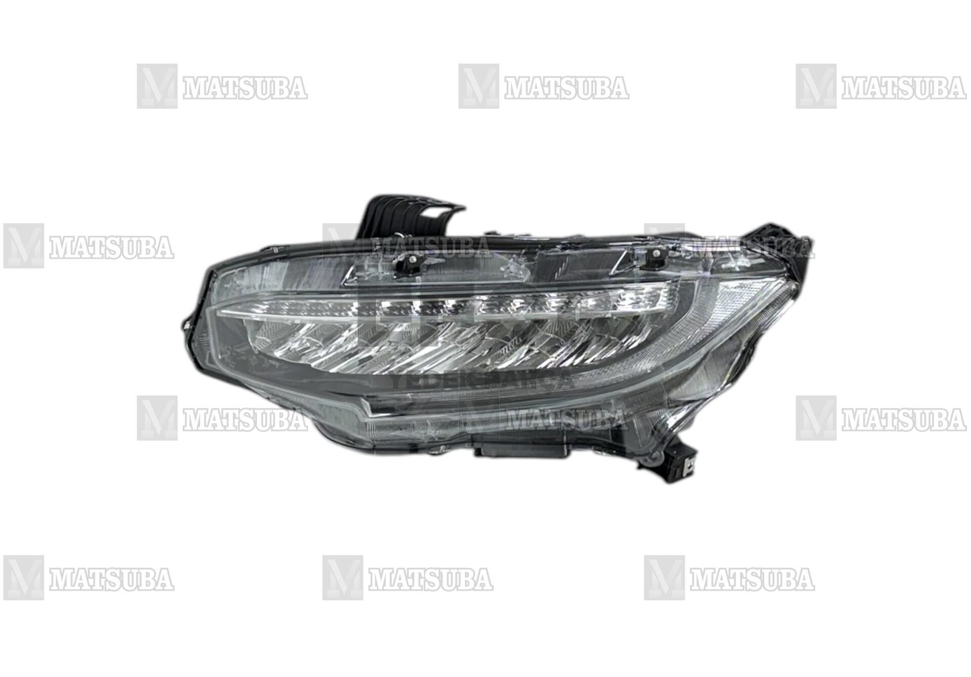 HONDA CIVIC SAĞ ÖN FAR LEDLİ 2016-2021 33150-TET-H11-MTS