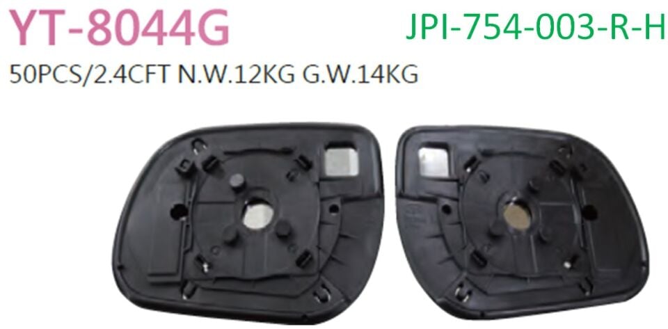 TOYOTA RAV4 SOL ÖN AYNA CAM 2006-2009
