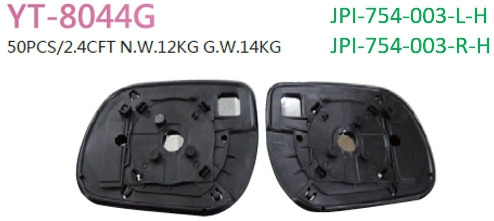 TOYOTA RAV4 SAĞ ÖN AYNA CAM 2006-2009