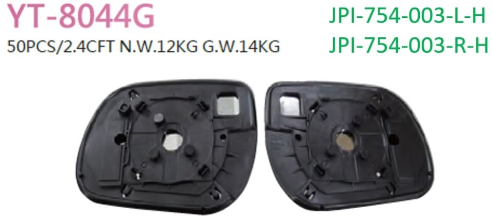 TOYOTA RAV4 SAĞ ÖN AYNA CAM 2006-2009