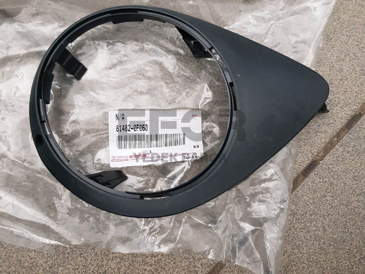 TOYOTA VERSO SOL ÖN SİS KAPAK 2013-2015 81482-0F060-ORJ