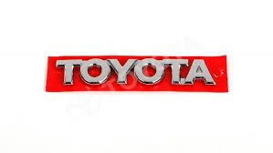 TOYOTA YARIS BAGAJ KAPAK AMBLEMİ 2001-2003