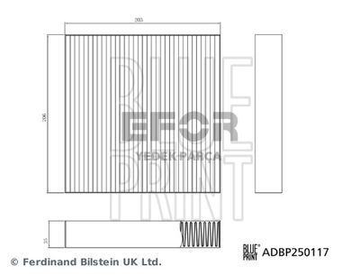 BYD SEAL U POLEN FİLTRESİ 2024-2026 SA2E-8121211-BLU